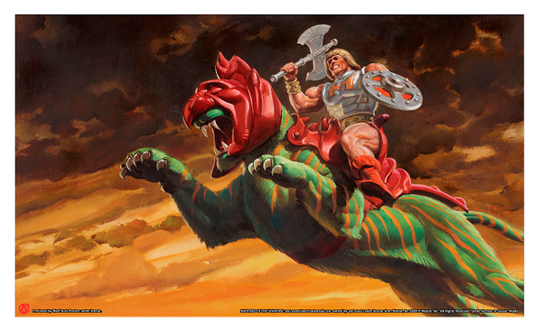 Motu poster (Masters of the Universe) original year hotsell 1988 of Mattel Spain. Art by William George.