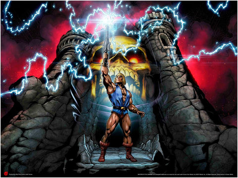 Prince Adam Calls Upon The Power Of Grayskull - Minicomic Variant - Mad Duck Posters