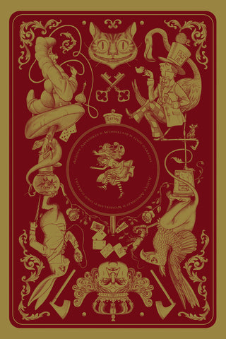 Alice’s Adventures In Wonderland - Gold Variant - Mad Duck Posters