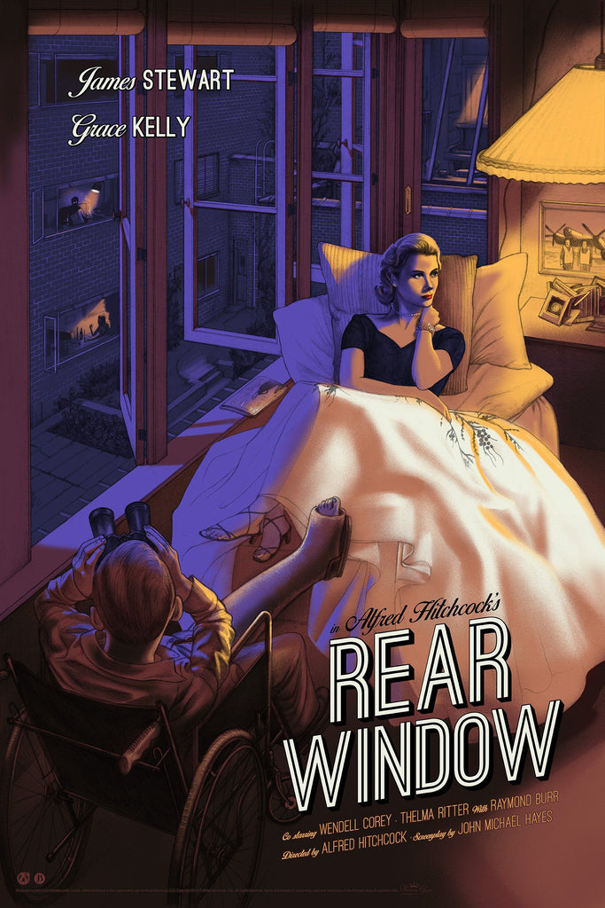 Rear Window - Purple Variant - Mad Duck Posters