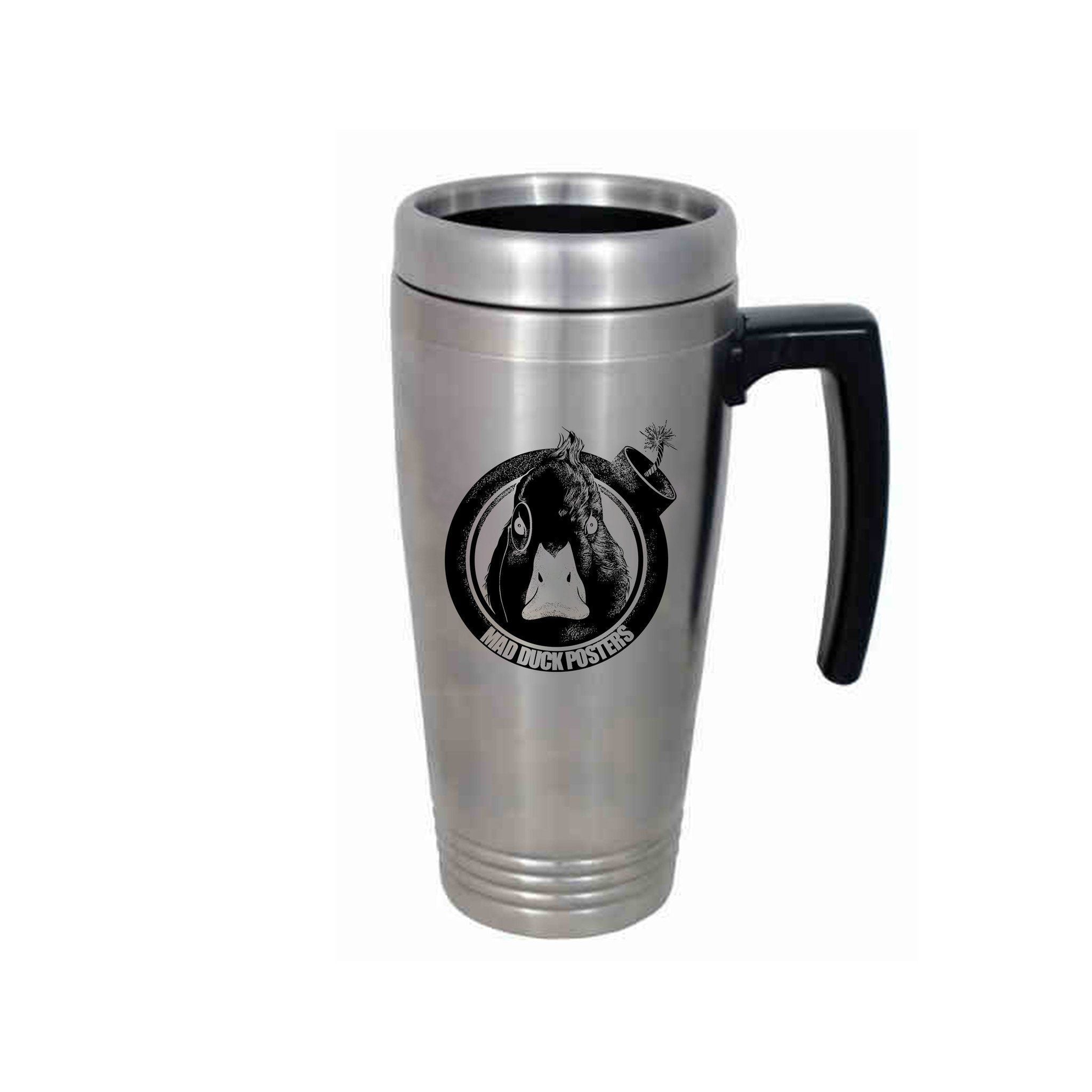 Mad Duck Logo Travel Thermos | Mad Duck Posters