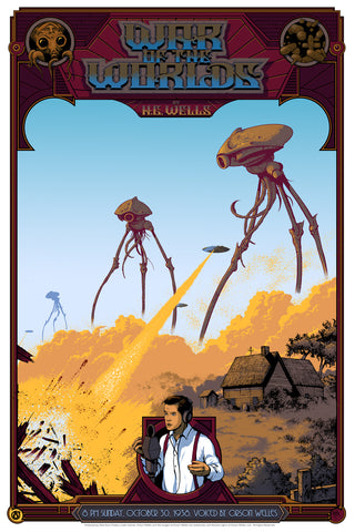 The War Of The Worlds - Variant - Mad Duck Posters